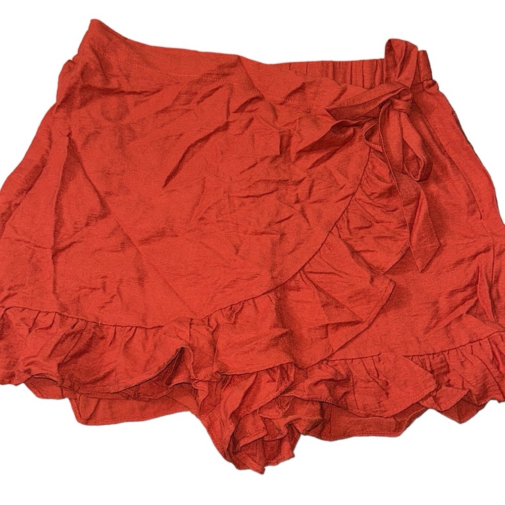 Cage Burnt Orange/Clay-ish Skort, Size Large